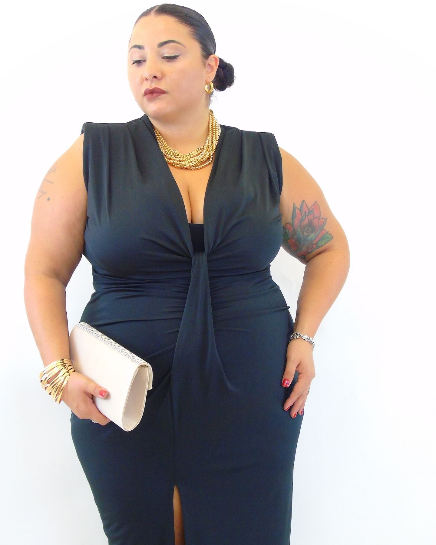 Abito effetto nodo 89738