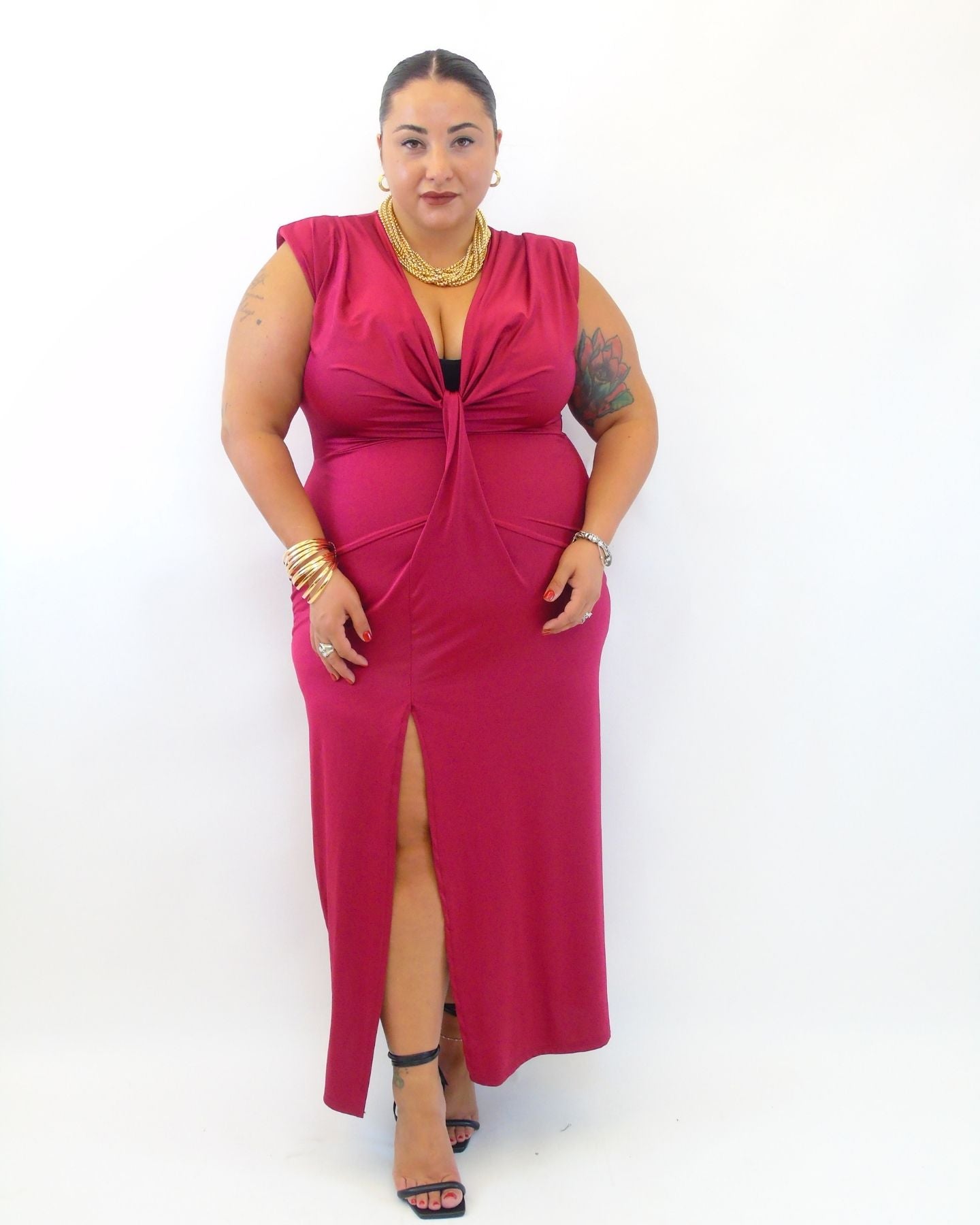 Abito effetto nodo 89738