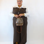 Jumpsuite con camicia e cintura 15866