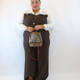 Jumpsuite con camicia e cintura 15866