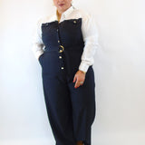 Jumpsuite con camicia e cintura 15866