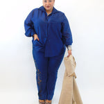 Jeans con ricamo 00462