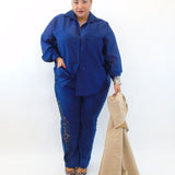 Jeans con ricamo 00462