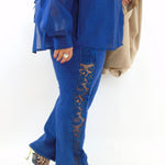 Jeans con ricamo 00462