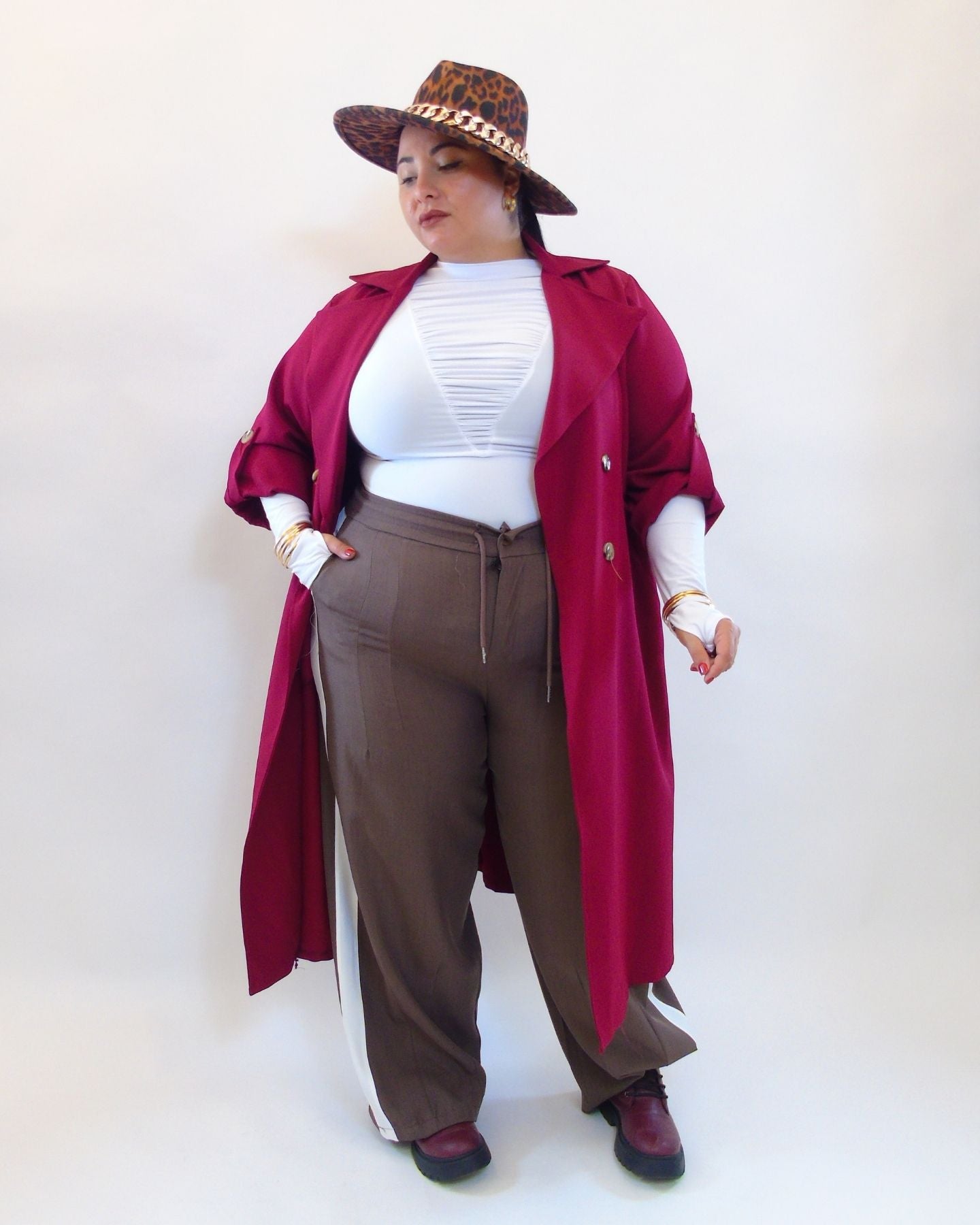 Pantalone riga bianca laterale 66632