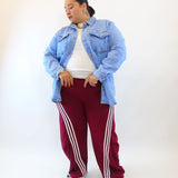 Pantalone ballon fascia bianca 9880