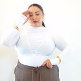 Body con drappeggio 10099