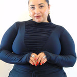 Body con drappeggio 10099