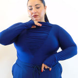 Body con drappeggio 10099