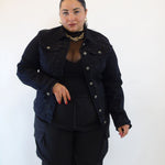 Camicia iin jeans con brillantini 6811