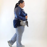 Pantalone con brillantini effetto jeans 99322