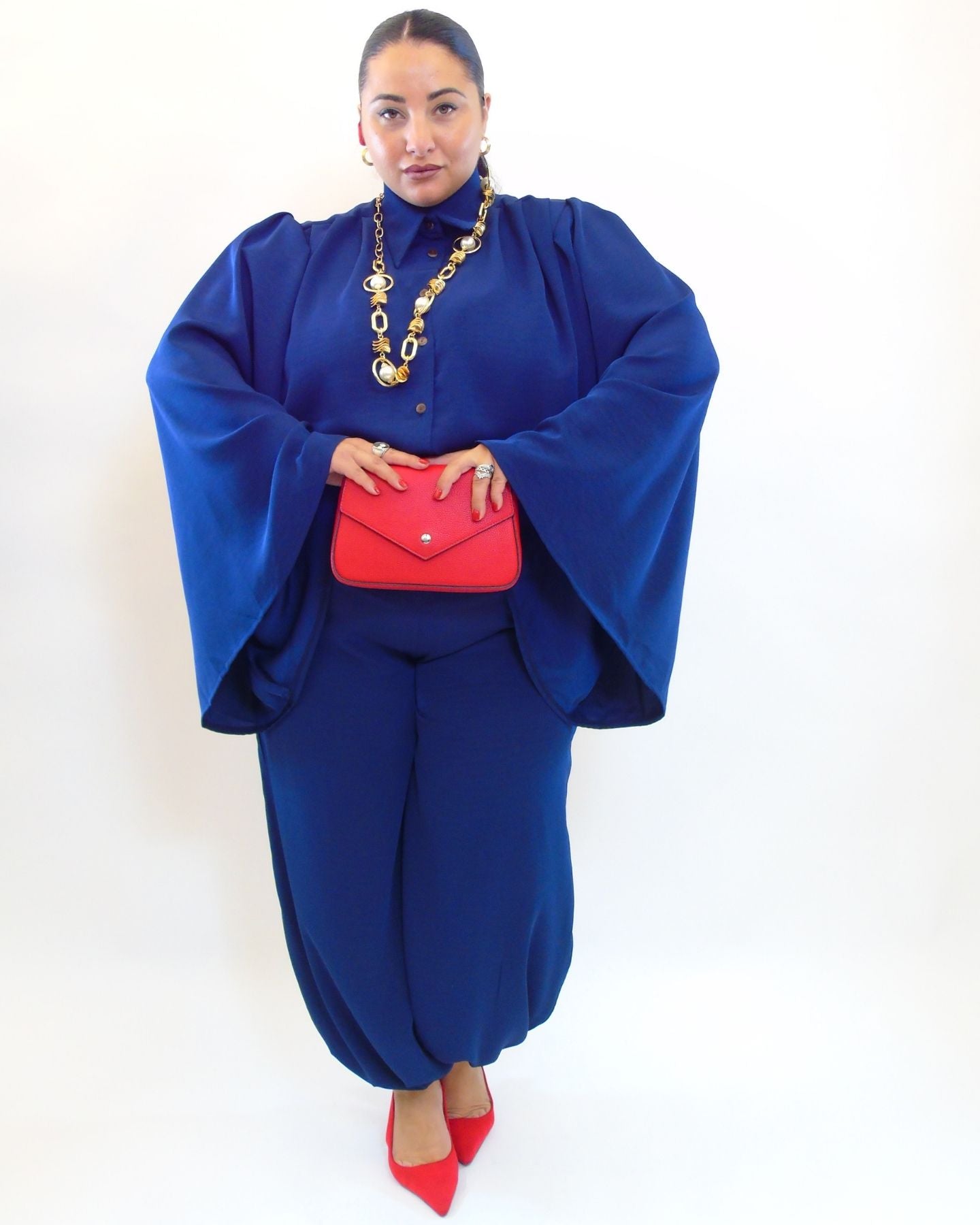 Coordinato manica ampia e pantalone aladino 3000