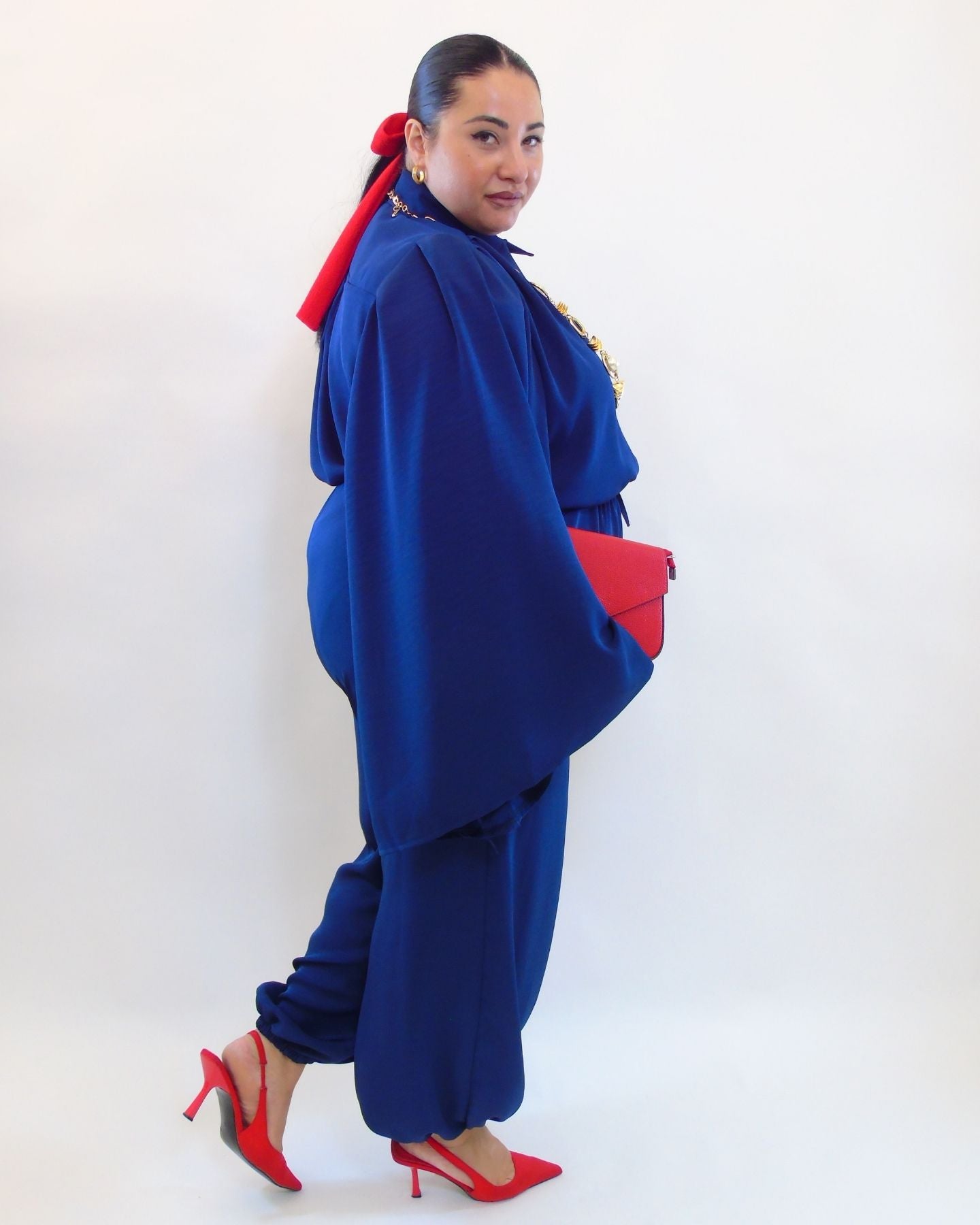 Coordinato manica ampia e pantalone aladino 3000