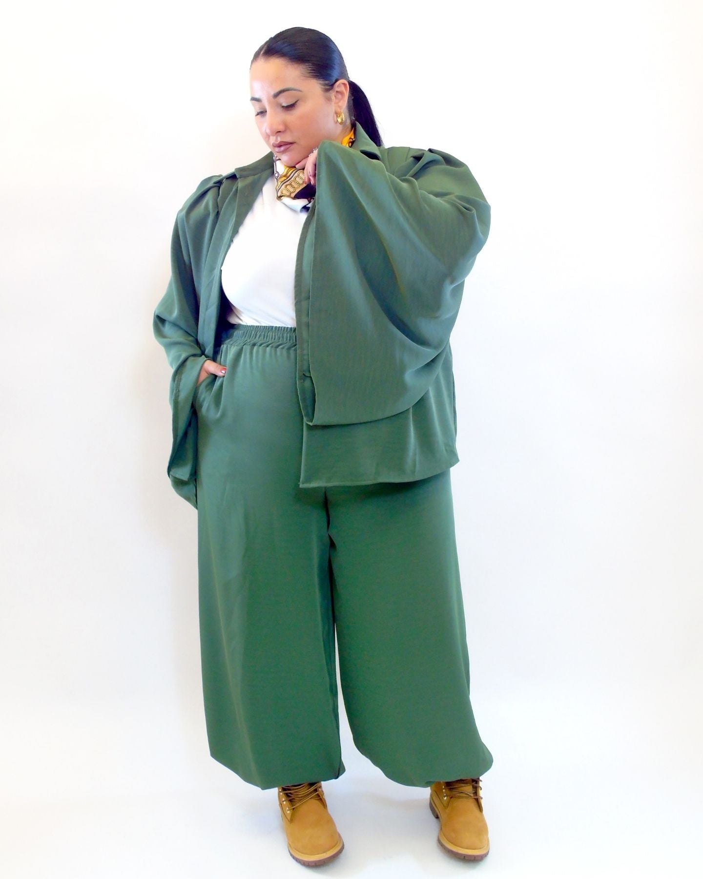 Coordinato manica ampia e pantalone aladino 3000