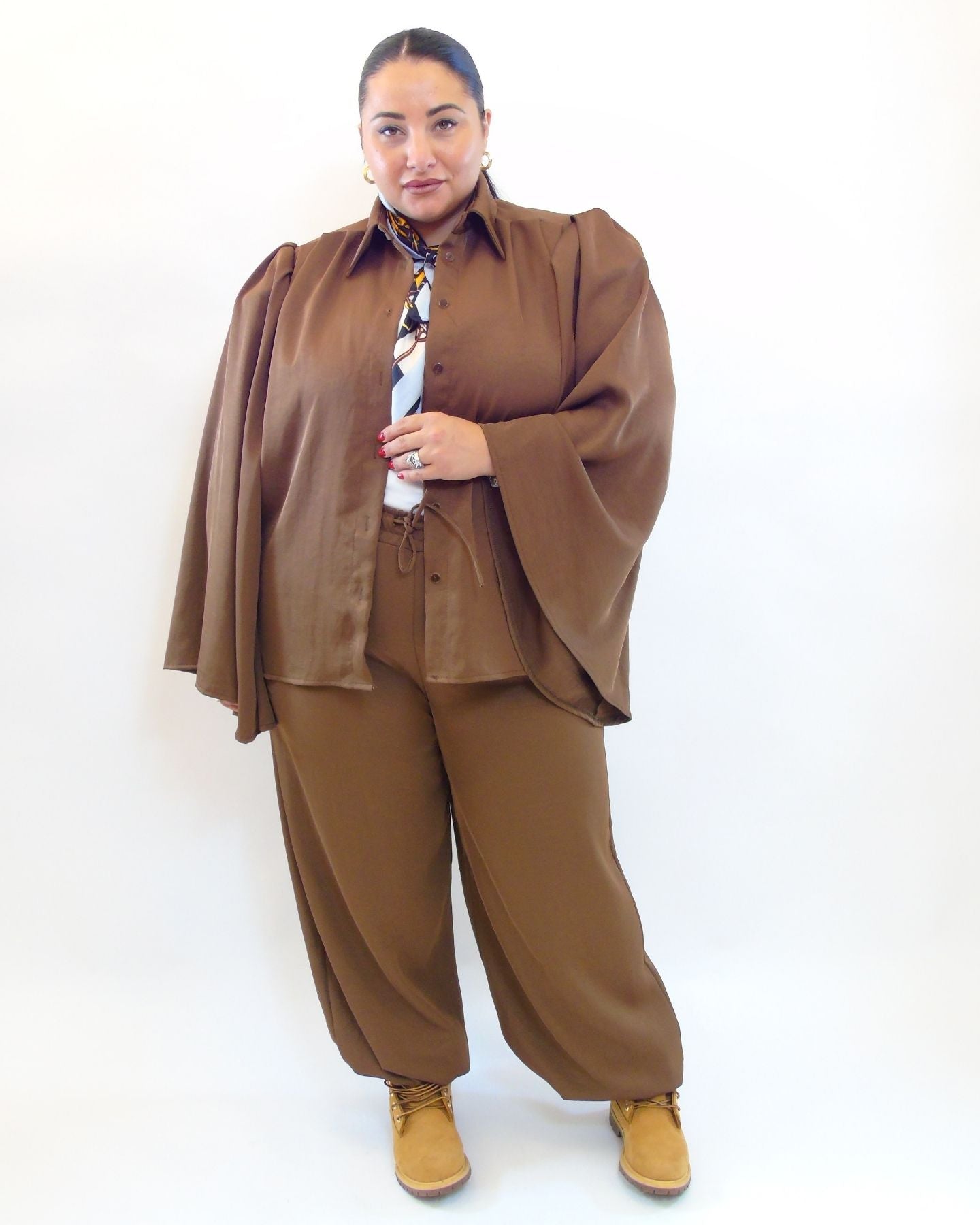 Coordinato manica ampia e pantalone aladino 3000