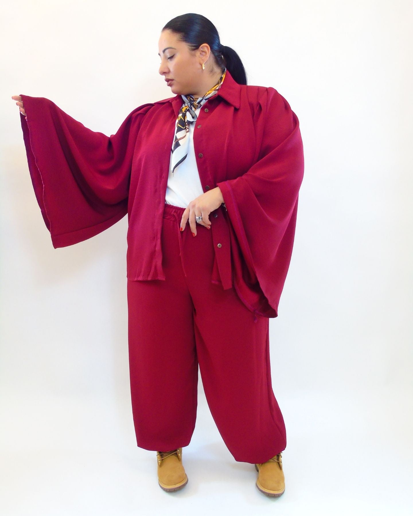 Coordinato manica ampia e pantalone aladino 3000