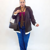 Giacca con dettagli in bianco 2095