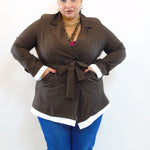 Giacca con dettagli in bianco 2095