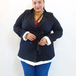 Giacca con dettagli in bianco 2095