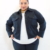 Camicia a costine 25713