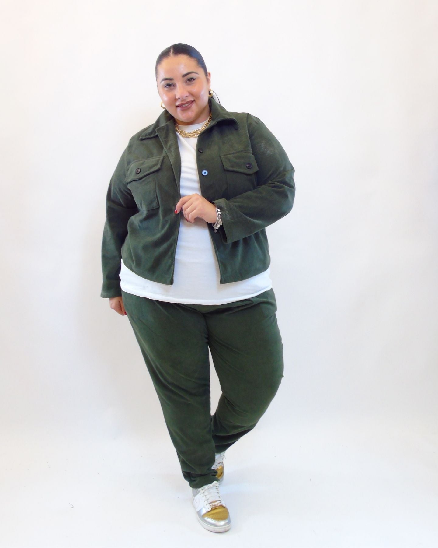 Pantalone a costine 25715