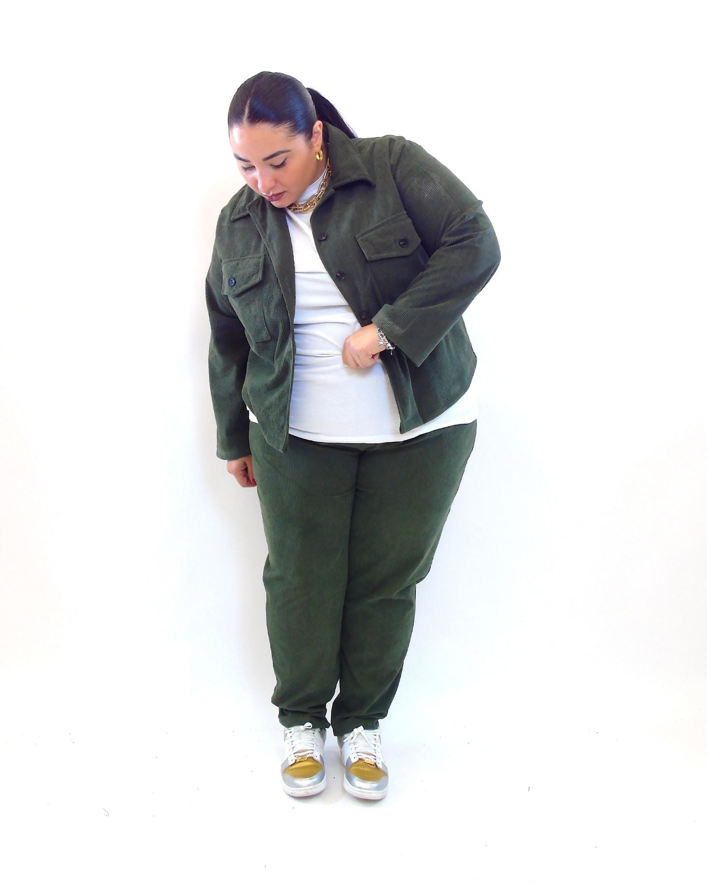 Pantalone a costine 25715