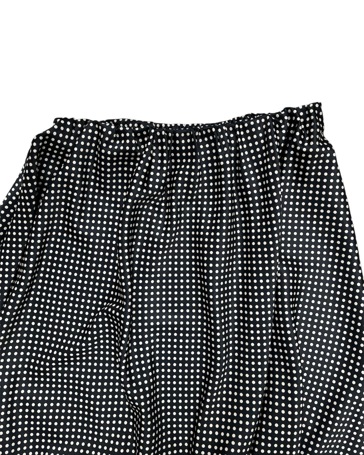 Gonna pois piccolo in satin 853830