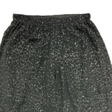 Pantalone con trama animalier e paillettes 7898