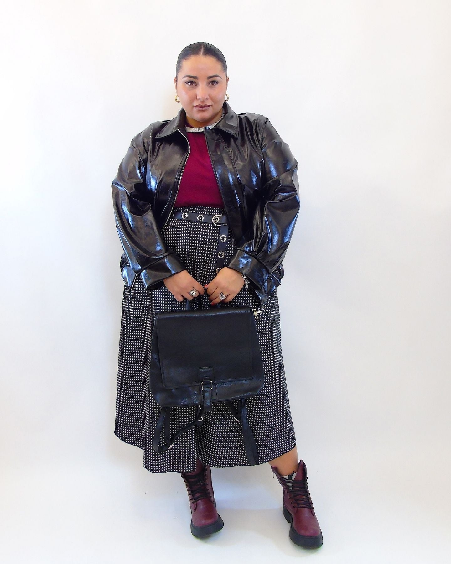 Giubbino in vinile 5925