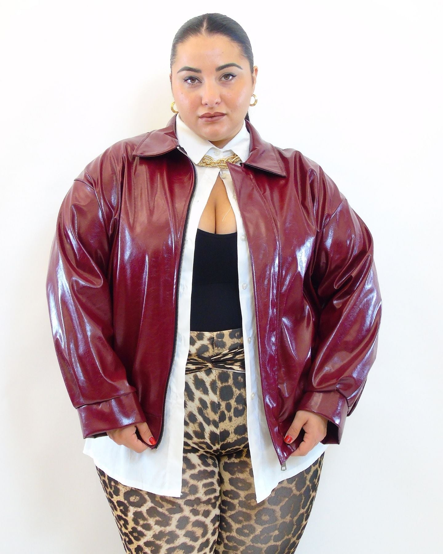 Giubbino in vinile 5925