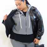 Giubbino in vinile 5925