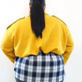 giubbino crop in tessuto  2594