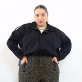 giubbino crop in tessuto  2594