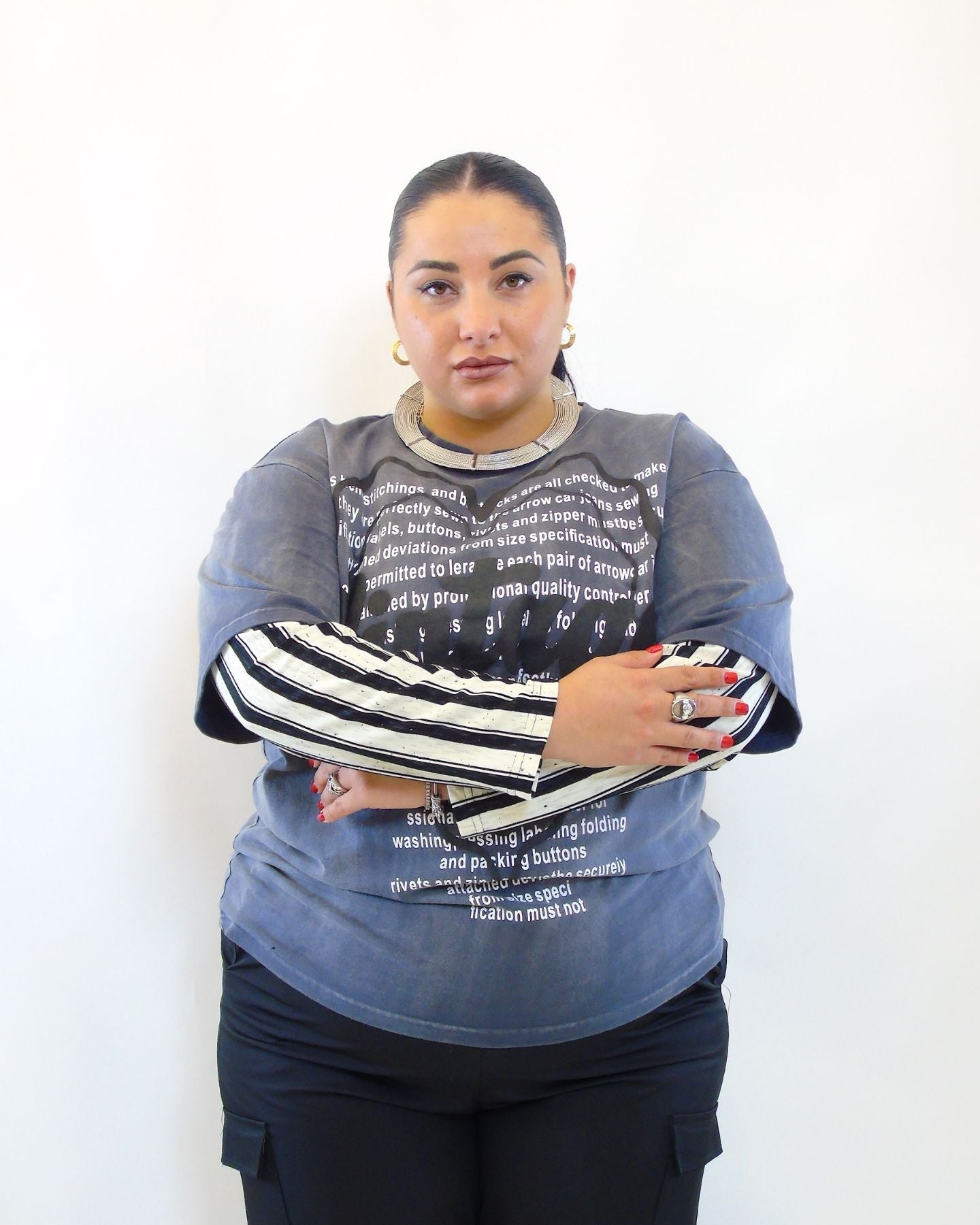 Tshirt con manicotti 2223