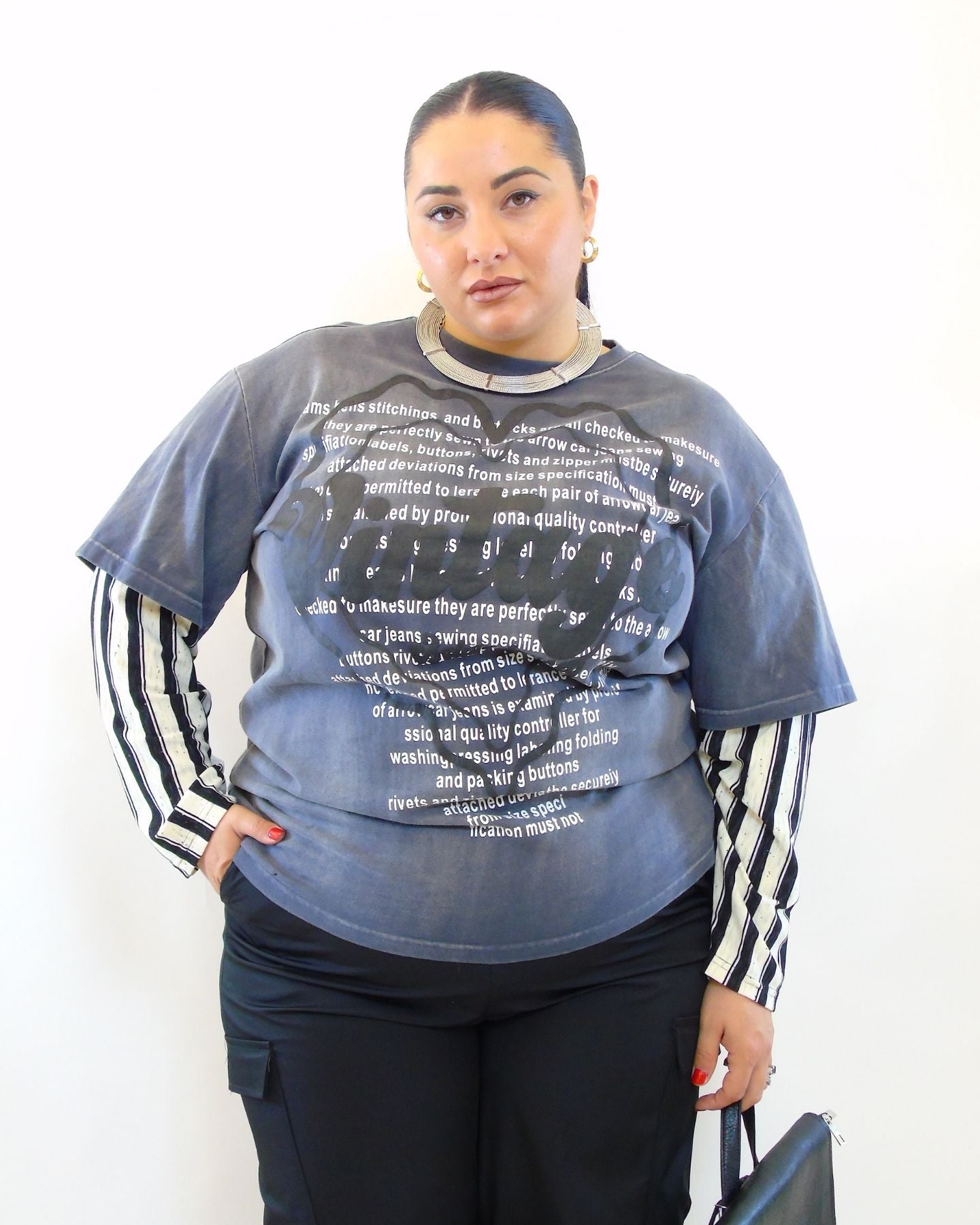 Tshirt con manicotti 2223