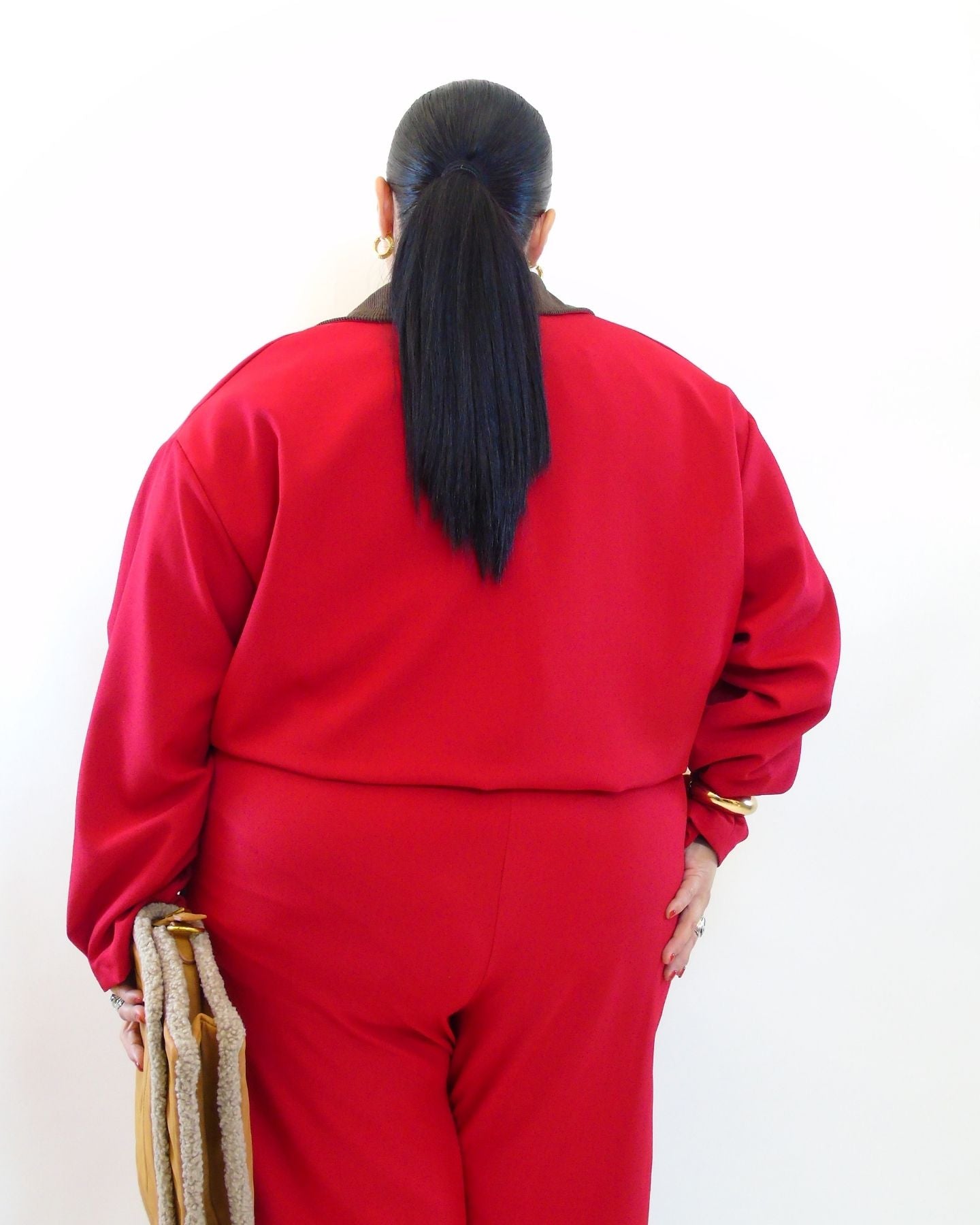 Coordinato a costine doppio colore 307