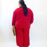 Coordinato a costine doppio colore 307