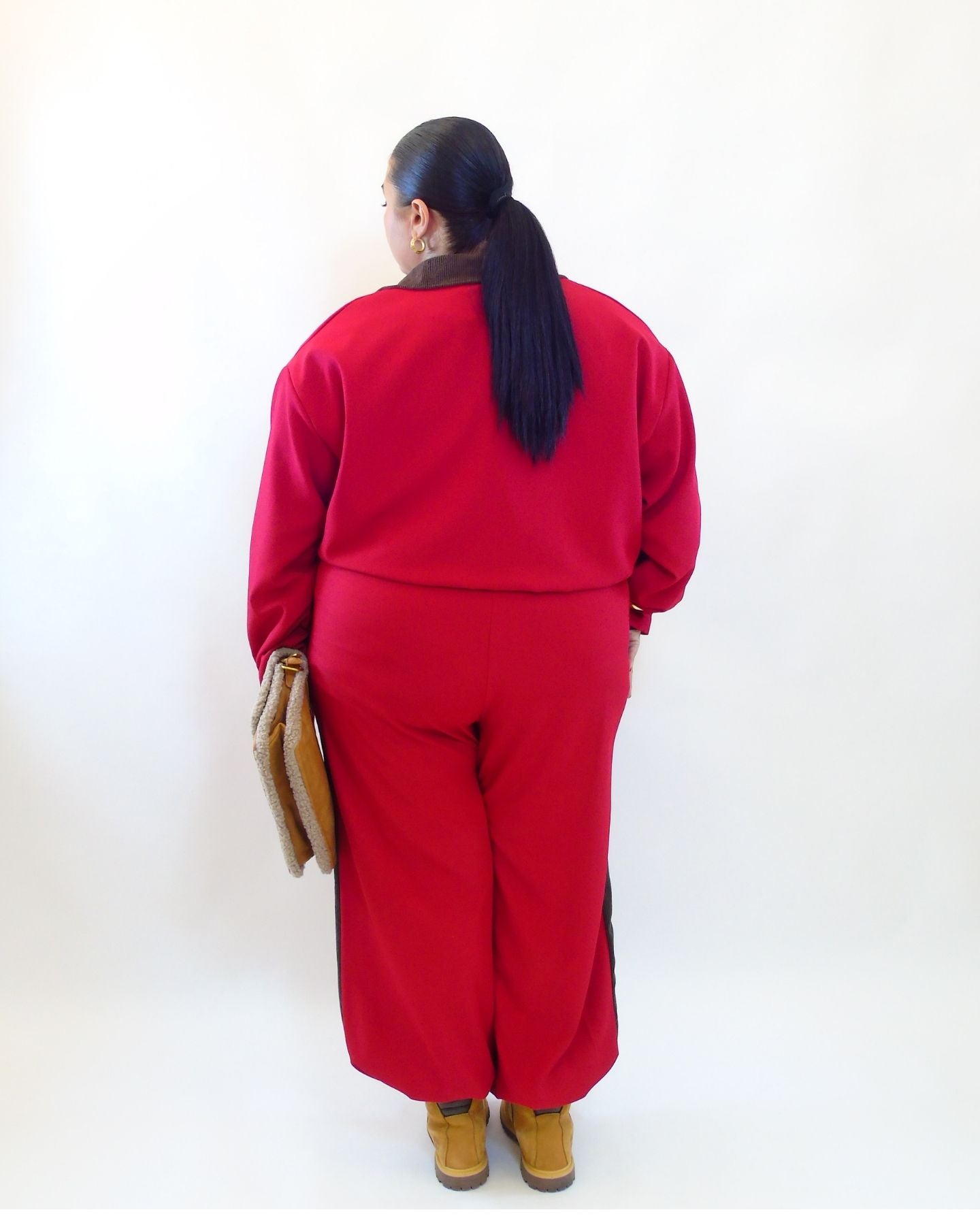 Coordinato a costine doppio colore 307