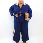 Coordinato a costine doppio colore 307