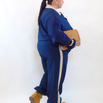 Coordinato a costine doppio colore 307