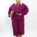 Coordinato a costine doppio colore 307