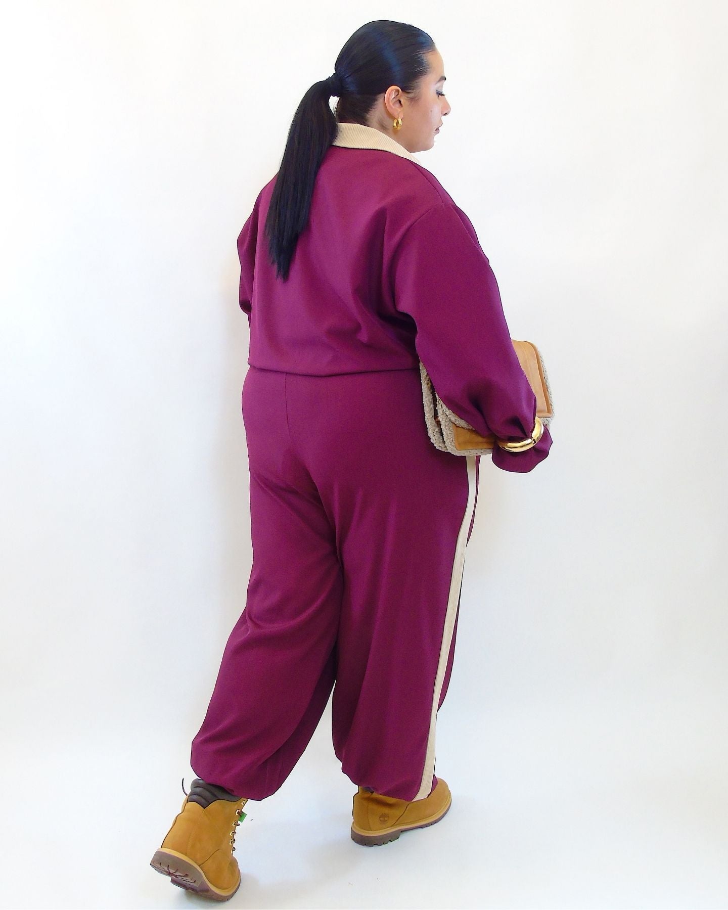 Coordinato a costine doppio colore 307