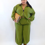 Coordinato a costine doppio colore 307