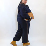 Coordinato a costine doppio colore 307