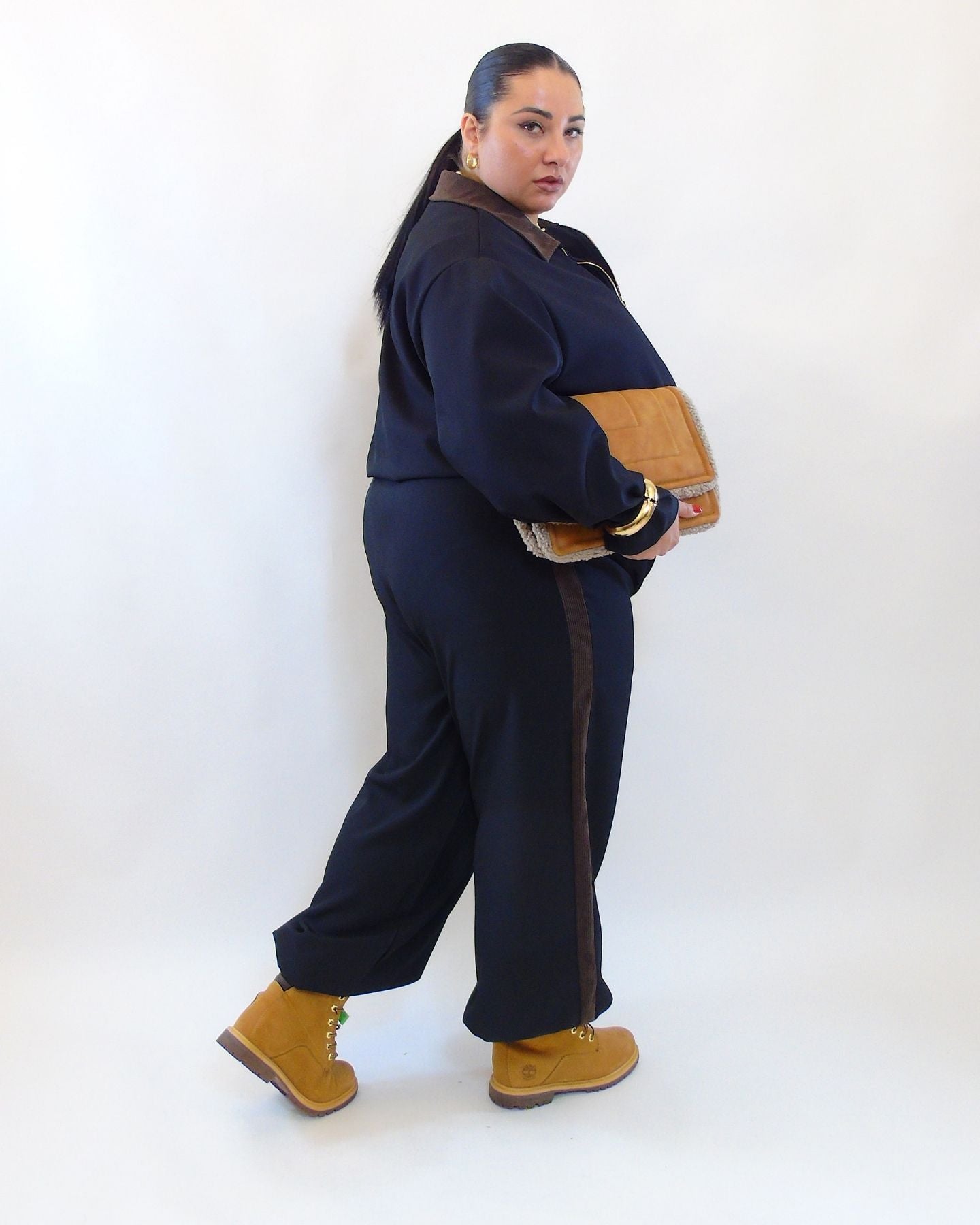 Coordinato a costine doppio colore 307