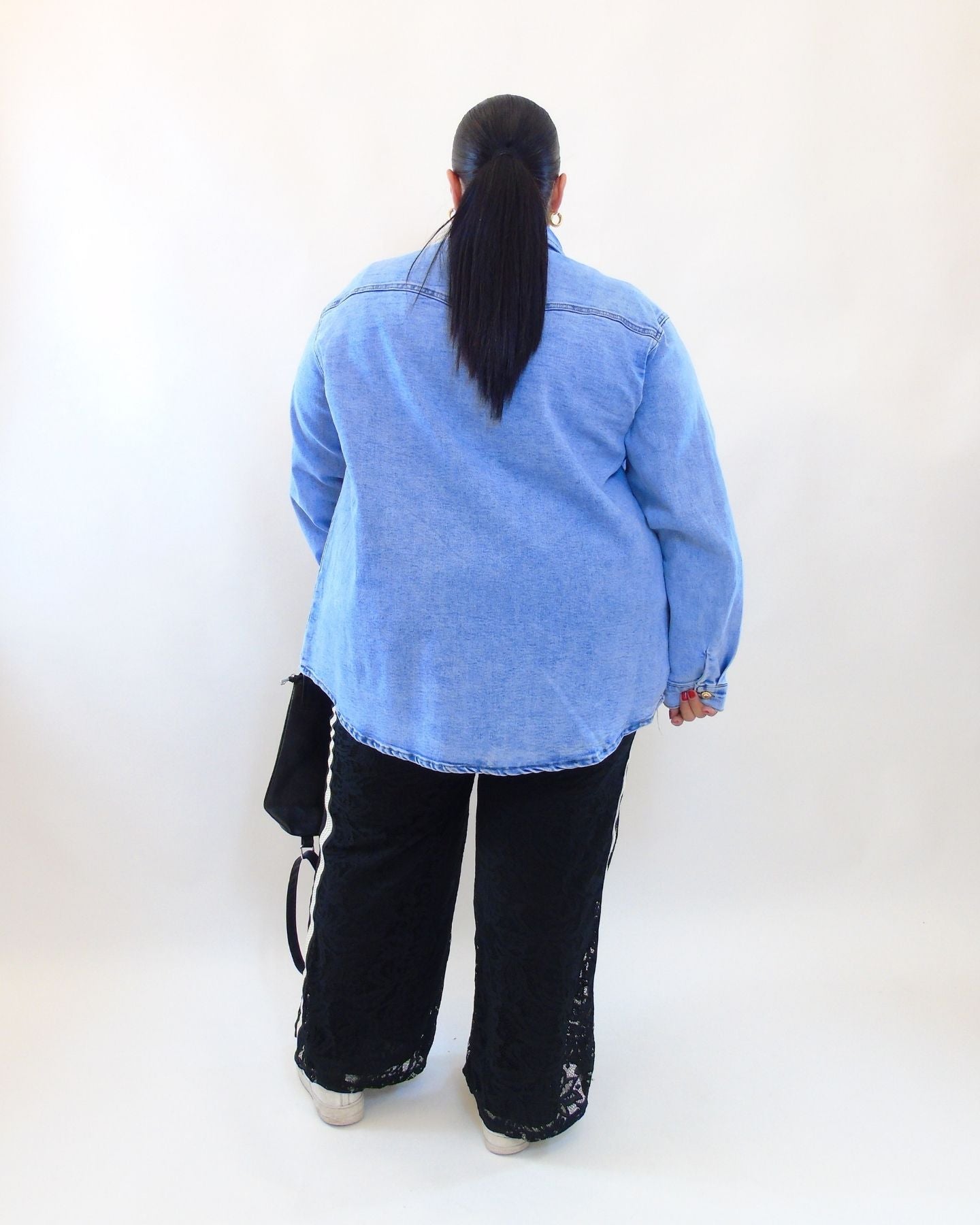 Pantalone con ricamo 7845