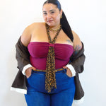 Body con fusciacca animalier  10105