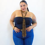 Body con fusciacca animalier  10105