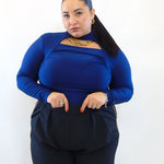 Body con chiusura al collo 10101