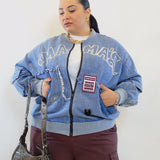 College in denim 9617